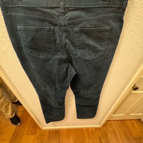 NWOT St. John's Bay Dark Green Corduroy Straight Leg pants - Picture 4 of 5